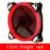 Aurora Single Sided Red Light 12cm Fan