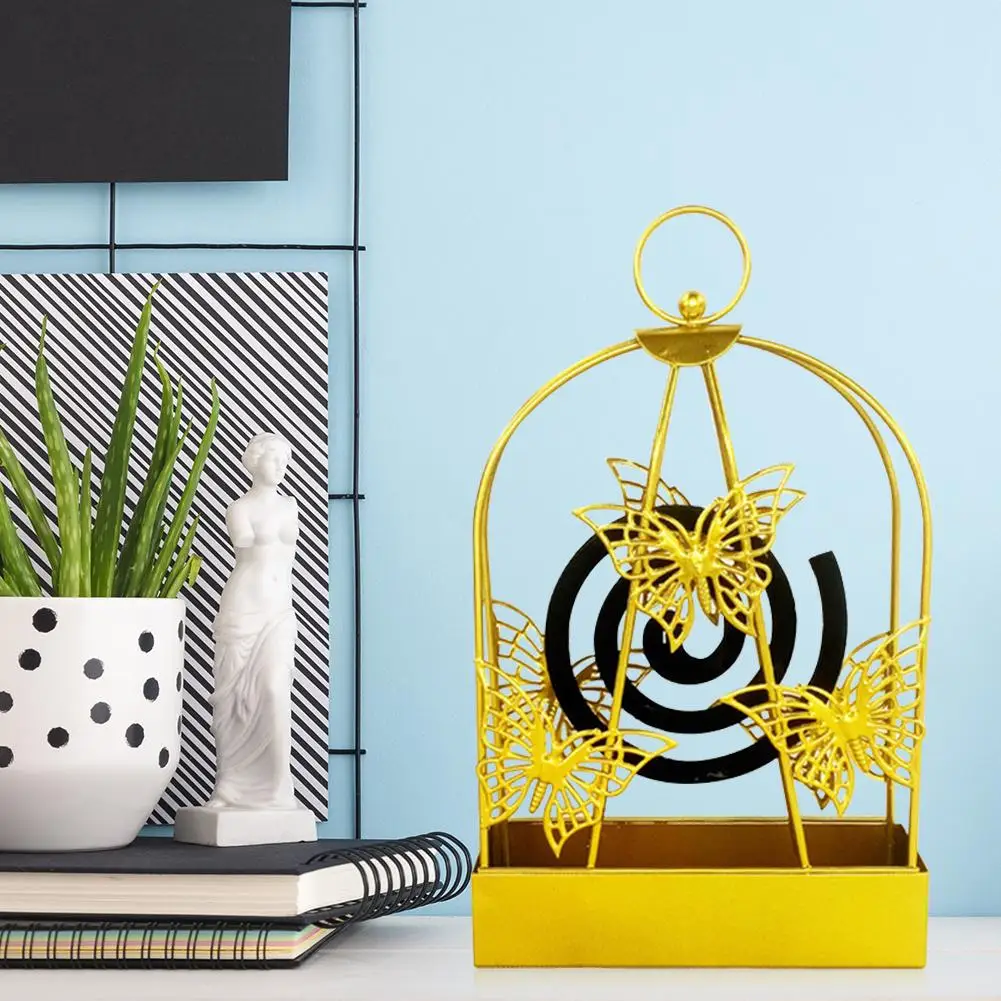 Москитная Катушка Держатель Бабочка металлический Железный бабочка в форме