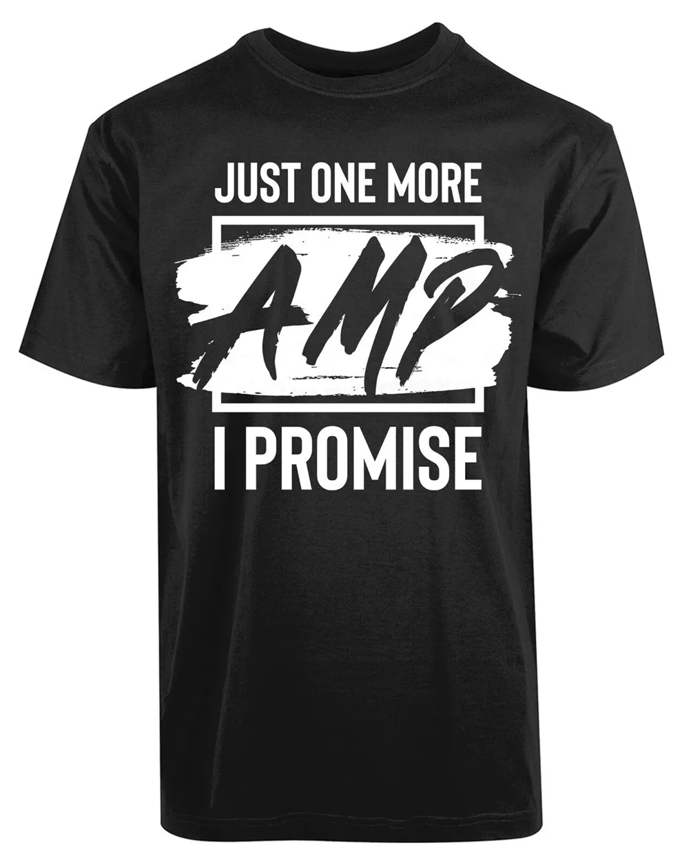 Just One More Amp I Promise Новая мужская рубашка стек слэш крутая Повседневная футболка