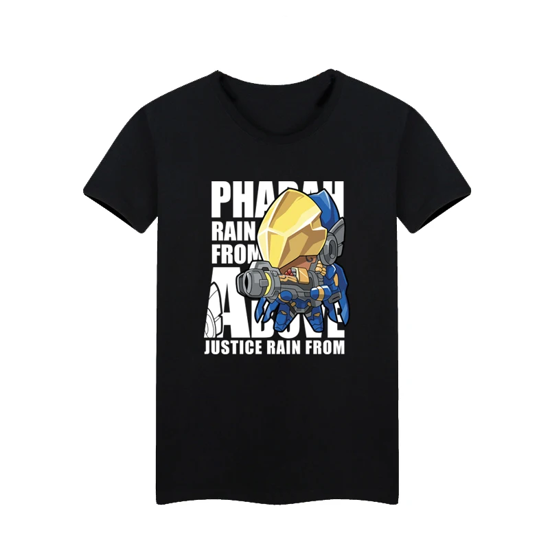 Лидер продаж прелестная футболка с надписью OW watch over персонажа Pharah Мужская для