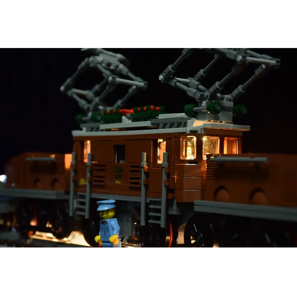 

LED Light Kit for 10277 for Crocodile Locomotive Car Blocks Bricks Toys (Only LED Light Included) Classic/RC Version