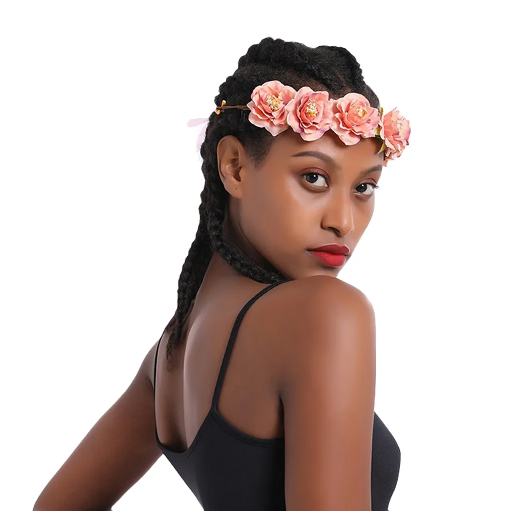 Сладкий цветочный цветок корона свадебный веночек Свадебные гирлянды