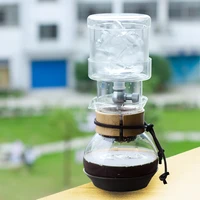 400ml iced coffee maker glass ice drip coffee pot percolator set v60 ice coffee dripper glass filters cold brew espresso machine