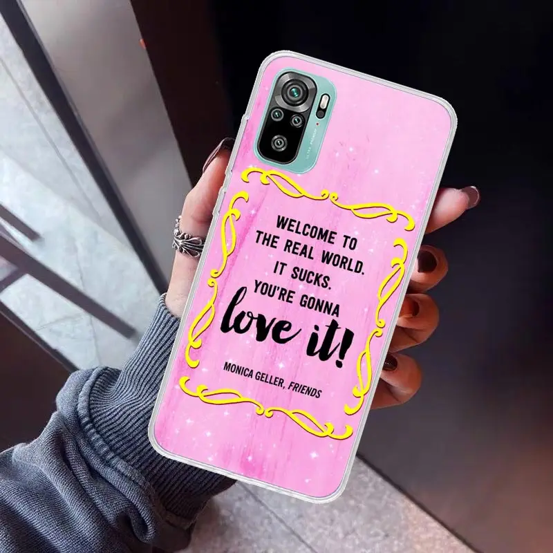 Funny Friends TV Show Phone Case For Xiaomi Redmi Note 10S 9S 8T 11T 11 10 9 8 Pro 9T 9A 9C 8A 7A 7 5 Clear Soft TPU Back Cover images - 6