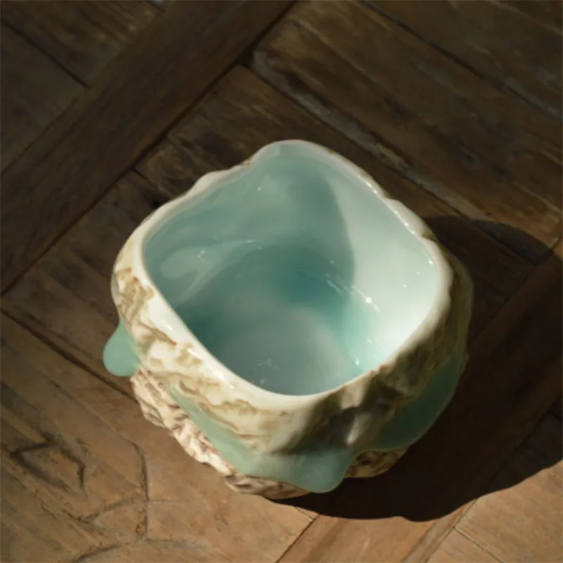 Чайная чашка с имитацией камня из японского селадона для Пуэра Керамическая