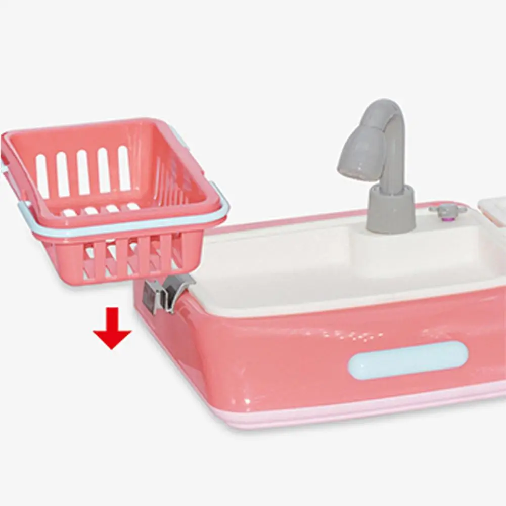 

Simulation Family Kitchen Toy Electric Circulating Water Dishwasher Simulation Kitchen Small Appliances Children Play House Toys