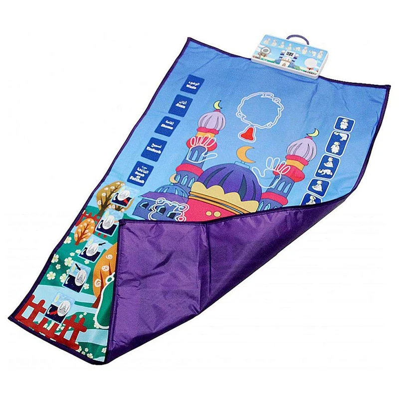 Мусульманский коврик для молитв образования детей молитвенный Коран устройство