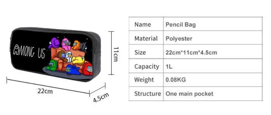 

Among Us Game Backpack Bags Men Women Teenage Boys Girls School Bags Anime Cartoon Backpacks