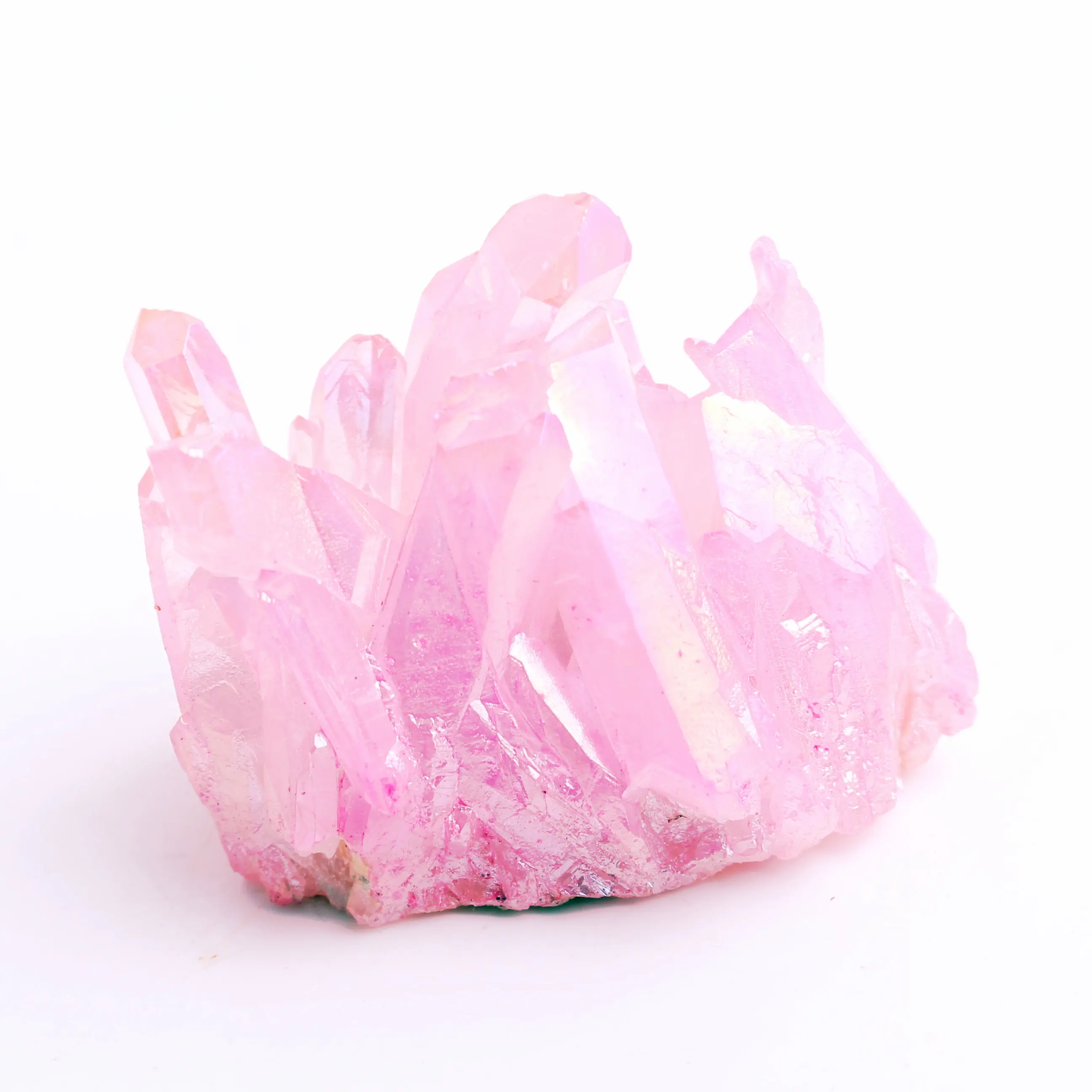 1 шт. гальванический розовый кристалл Vug кварцевый кластер художественное