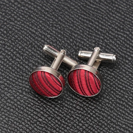LD-s105 1 пара мужские запонки для рубашки модная Свадебная вечеринка Мужская запонка в полоску однотонная ткань запонки оптом аксессуары - Окраска металла: LD-s105