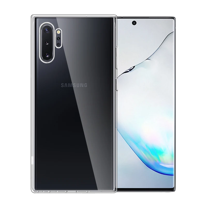 Для samsung Galaxy Note 10 Plus чехол S10 S11 тонкий прозрачный ТПУ силиконовый прозрачный мягкий чехол для samsung Note 10+ чехол для телефона