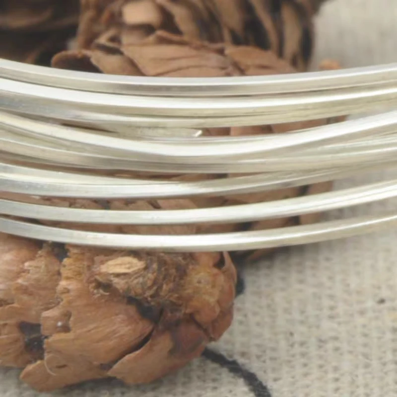 Серебряная проволока для изготовления ожерелья браслета сережек 2 5 мм 8 100 |