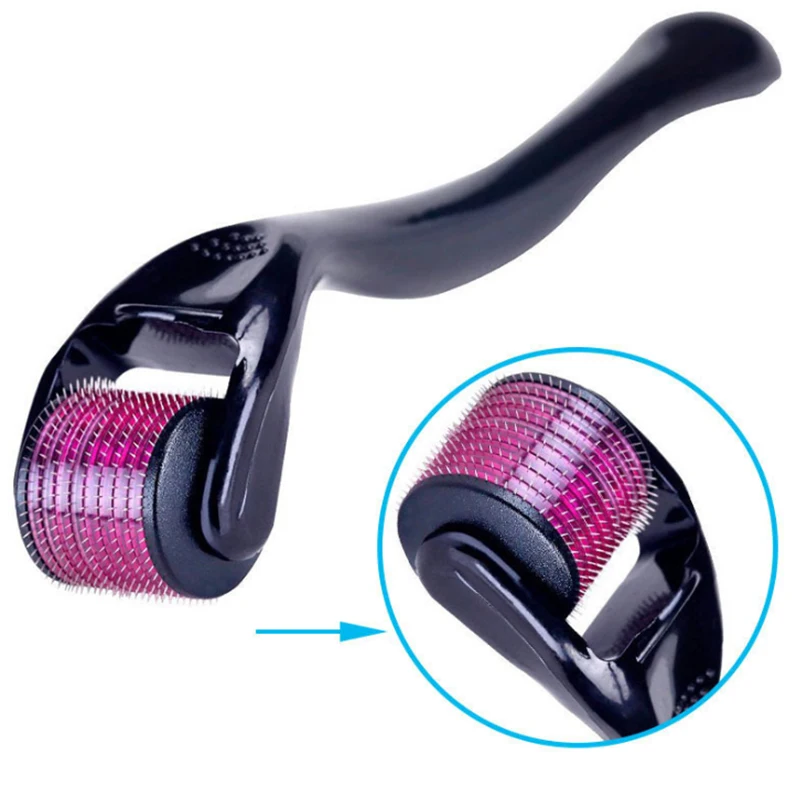 Новинка Mezoroller Дерма ролик 540 Иглы Микро needling микроиглы машина Лечение тела уход
