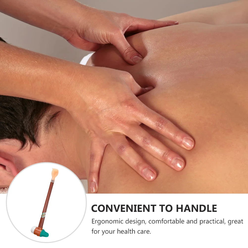

1pc Massage Small Hammer Beat Chuibei Meridian Health Care Body Wooden Bar