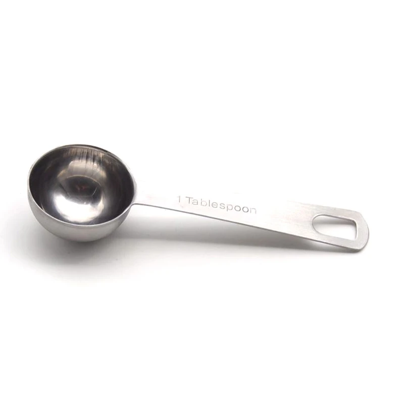 

6 Pcs/Set Measuring Spoons Stainless Steel Seasoning Coffee Tea Measuring Spoons with Scale Bakery Tool Kitchen Supplies
