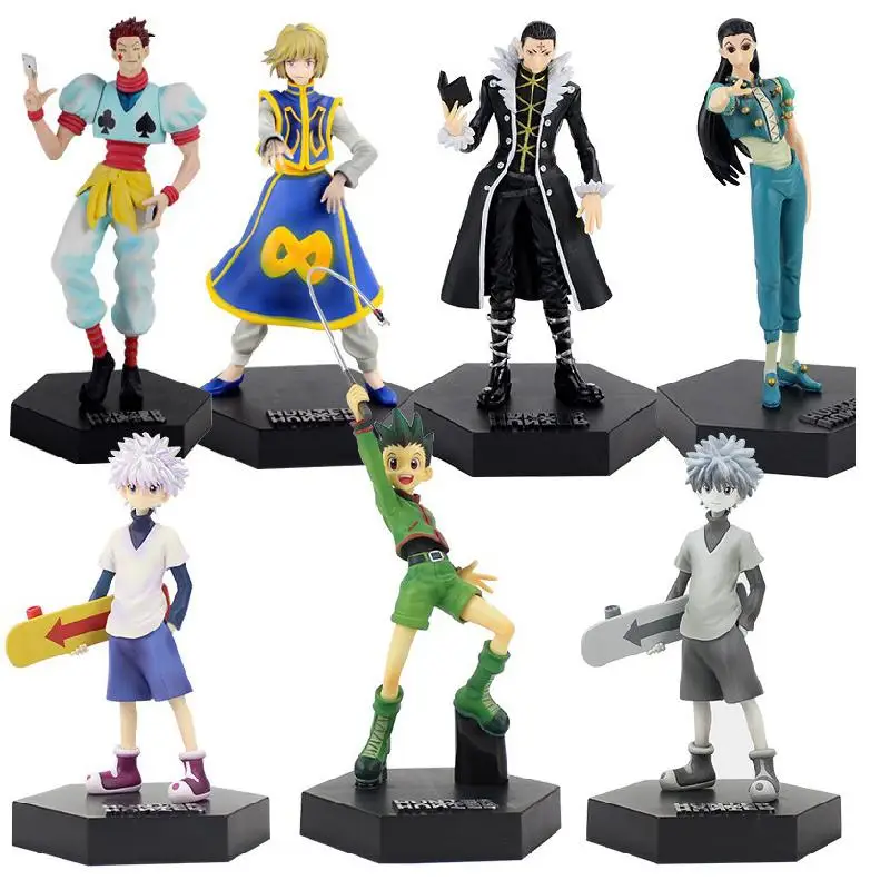 Аниме Hunter X Gon Freecss Killua Hisoka манга Статуэтки ПВХ экшн-Фигурки Коллекционная модель