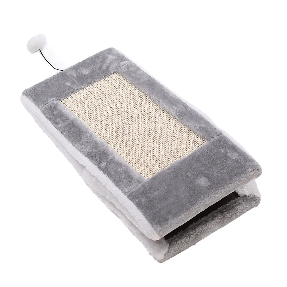 Triangular Cat Scratch Board Grinding Claw Sisal Climbing Frame Nest Supplies Toys Pet Products Cats | Дом и сад