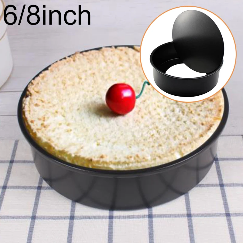 1x круглый пирог для выпечки Оловянная сковорода форма хлеба пластина