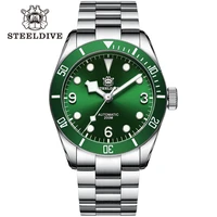 sd1958 steeldive brand stainless steel case nh35 automatic watch 200m water resistant diver watch