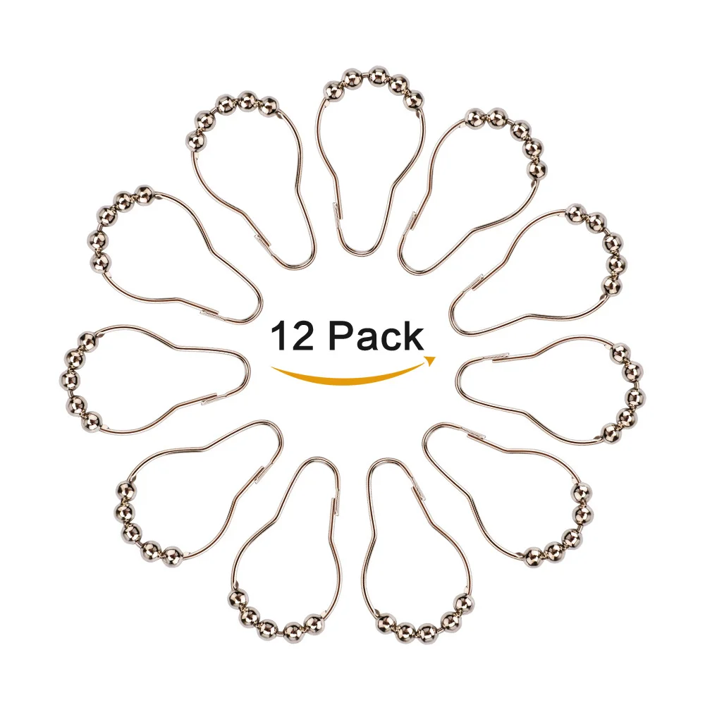 Новый Ванная комната 12 шт./упак. полированная атласная Никель 5 роликовые мяч Душ