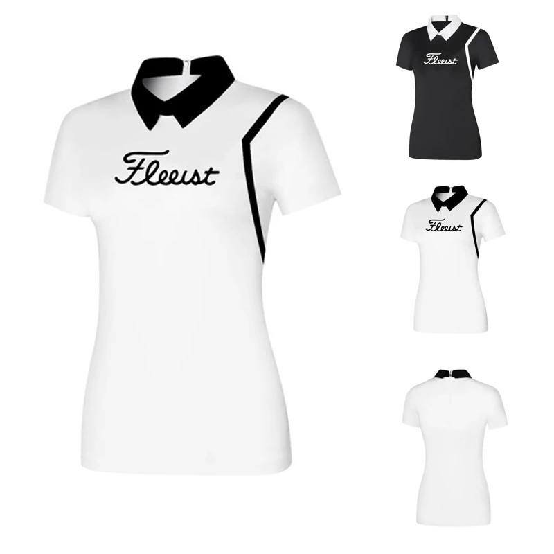 

New Women's Golf Apparel Short Sleeve T-shirt Outdoor Sports Sweat Wicking Moisture Absorption Breathable Quick Dry