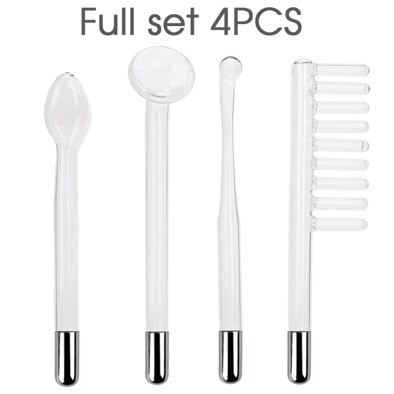 4PCS Tube 4 шт стеклянная трубка для замены испарителя высокочастотная машина для лица Электротерапия устройство для красоты акне против подтяжки кожи средство для удаления морщин - Цвет: 4PCS Tube