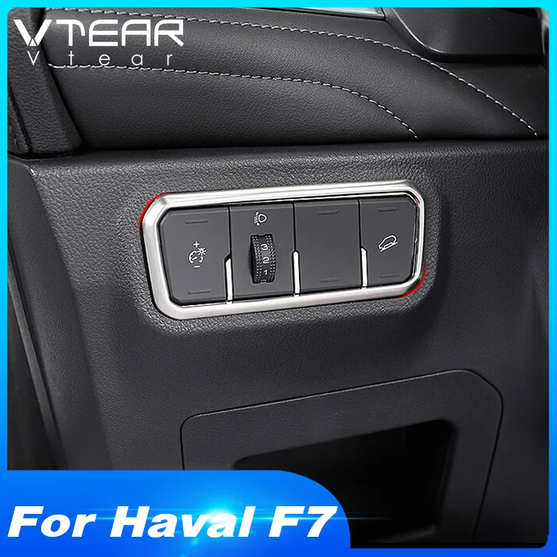 Vtear для Хавейл Ф7 Haval F7 F7X рамка переключателя фары приборной панели декоративные