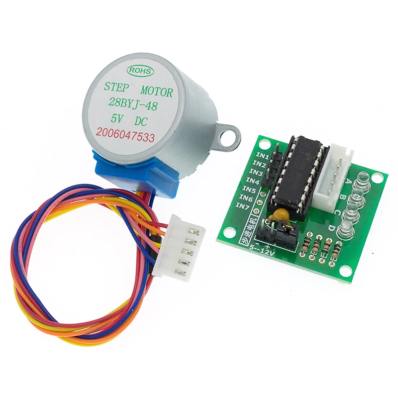 5V 4 фазный 28YBJ 48 DC Шестерни шаг шаговый двигатель + ULN2003 драйвер платы PIC MCU &quotсделай