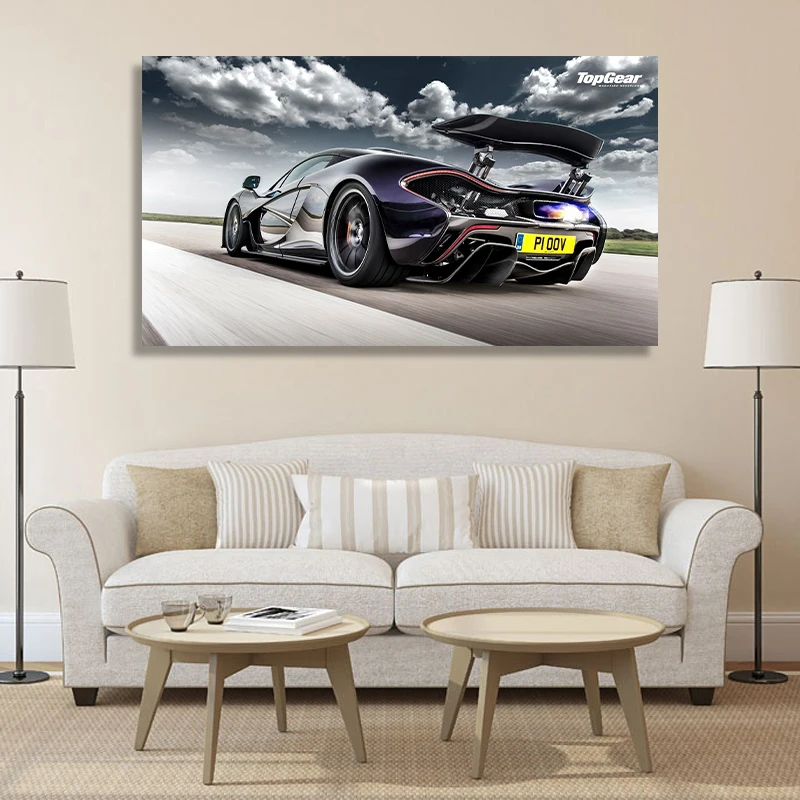 

Decorative canvas poster Mclarens P1living room office racing supercar painting wall art living room decoration