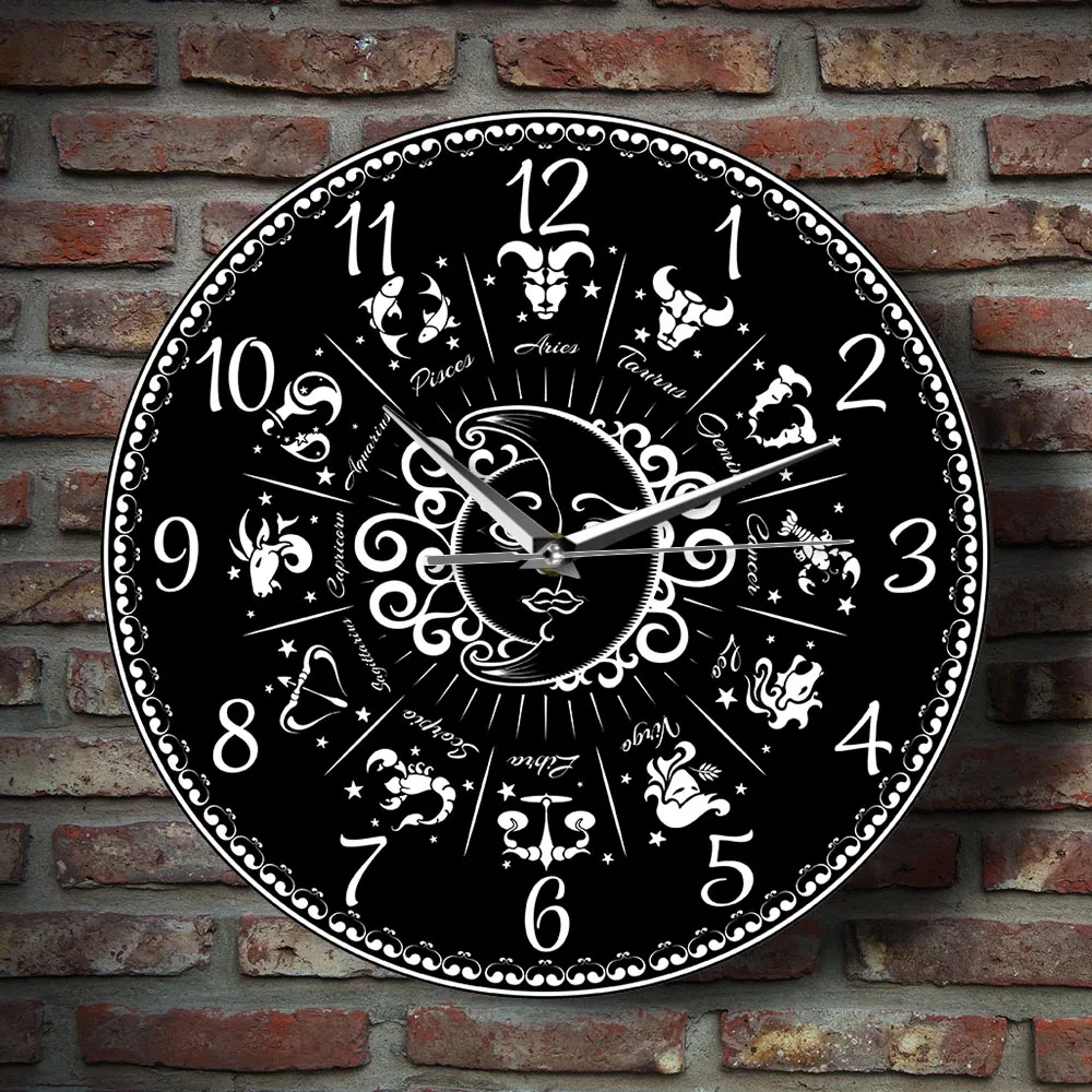 Настенные часы в античном стиле фантастические знаки настенные бесшумные