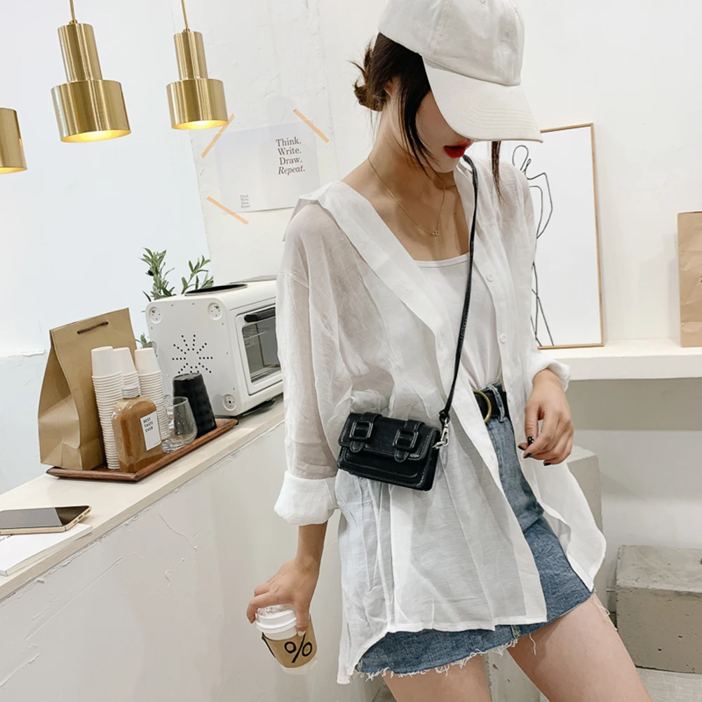 

Women shoulder bags Fashion Candy Crossbody 2020 summer new Quality wild PU Leather Korean version of the handbag wild