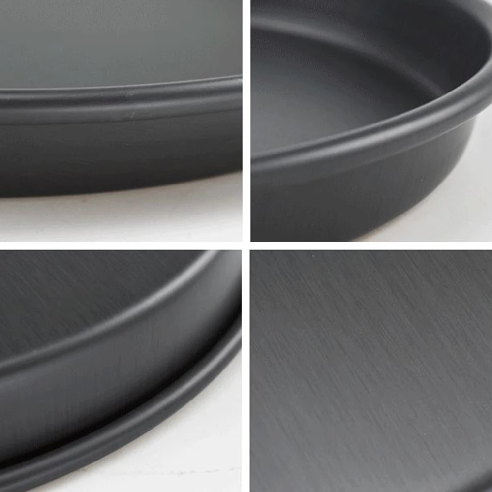 Сковорода для пиццы кухонная посуда с круглым узором глубокий поднос