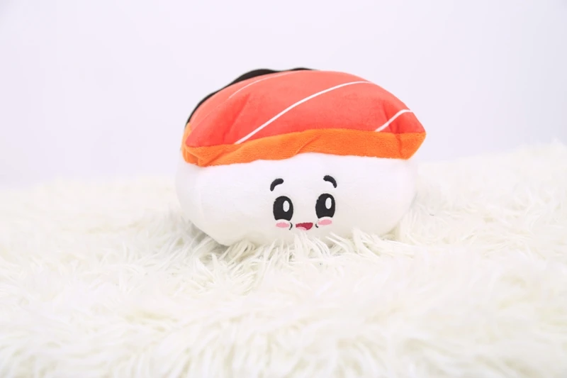 1 шт. 19-24 см лосось игрушечные суши плюшевая Kawaii подушка в виде Еды Кухня диван ресторан магазин окно декоративная подушка в виде суши
