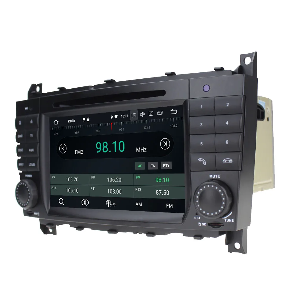 DVD стерео gps карта Android 9 0 Восьмиядерный 4 Гб ОЗУ 64 ПЗУ автомобильный Радио