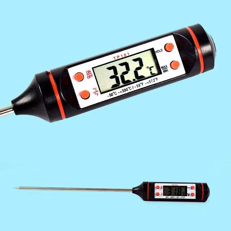 

Fast shipping Probe Food BBQ Thermometer Barbecue Kitchen Thermometer BBQ Tools LCD Digital Food Meat Thermometer WFEU