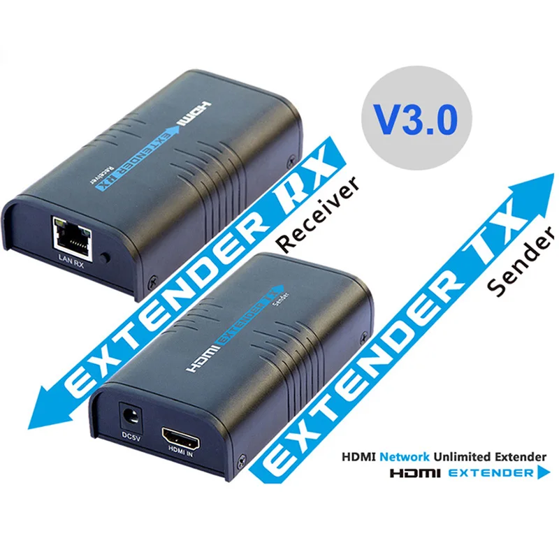 V 3,0 LKV373A HDMI удлинитель сплиттер по cat5e/6 кабель до 120 м TCP/IP 3D и 1080P