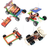 diy kit remote control racing car science experiment kids education stem toys technology electronic construction for children