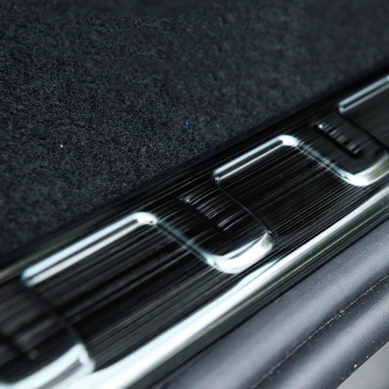 Защитная накладка на заднюю багажник автомобиля защитная педаль из нержавеющей