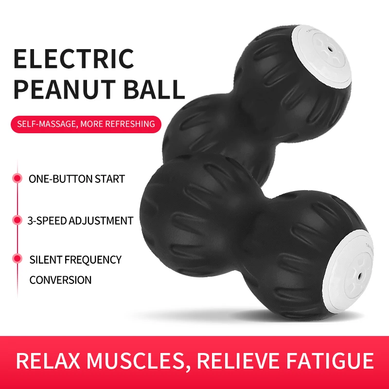 Валик для йоги мячик массажа арахиса мяч спортзала мужчин фитнеса терапии