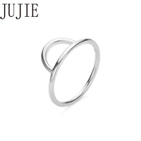 jujie fashion 316l stainless steel rings for women 2020 luxury gold color ring simple mini rings jewelry dropshipping