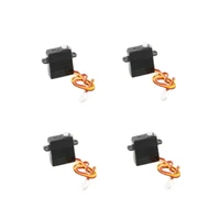 4pcs 1 7g low voltage micro digital servo mini jst connector mini steering gear for rc plane 4wd car truck boat toys model parts