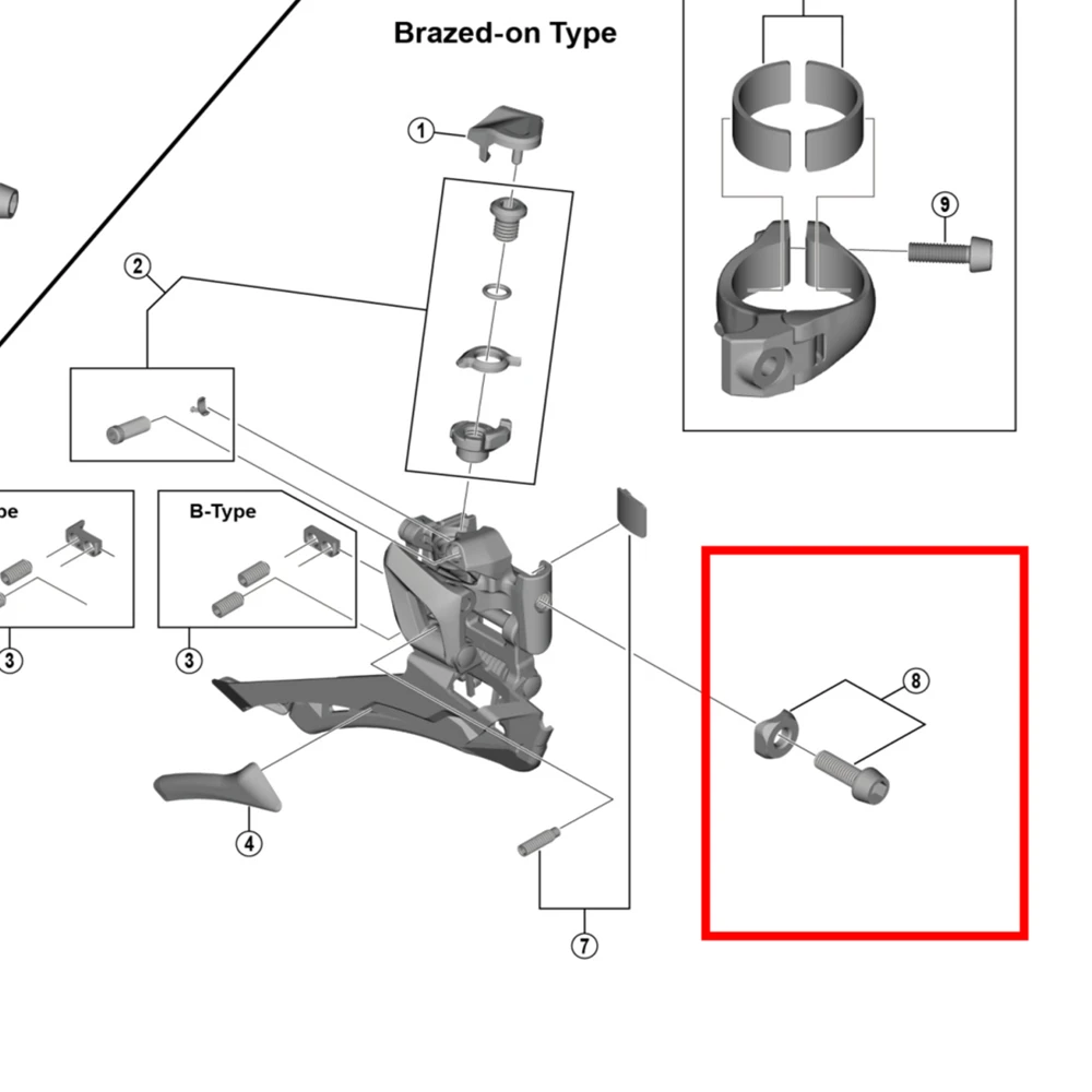 Передний переключатель передач Shimano Y5NF98060 Y5ZS98050 |