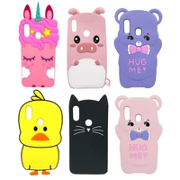 for huawei p30 lite case silicone soft cute 3d cartoon unicorn cat bear duck phone back cover for huawei p 30 lite p30lite 6 15
