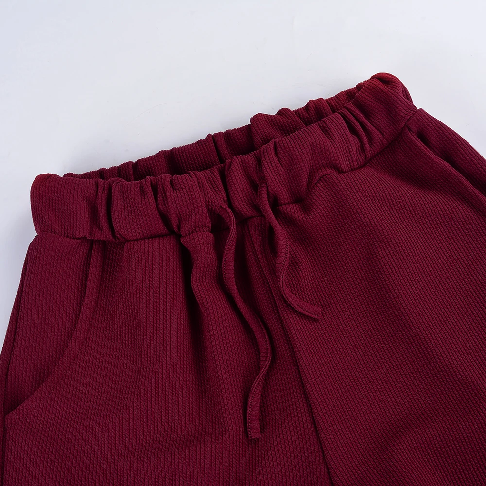 2019 New Women Sets Thin Fashion Autumn Tracksuit Casual Simple Daily Solid Pants 2Pcs Suits Sport Wear | Женская одежда