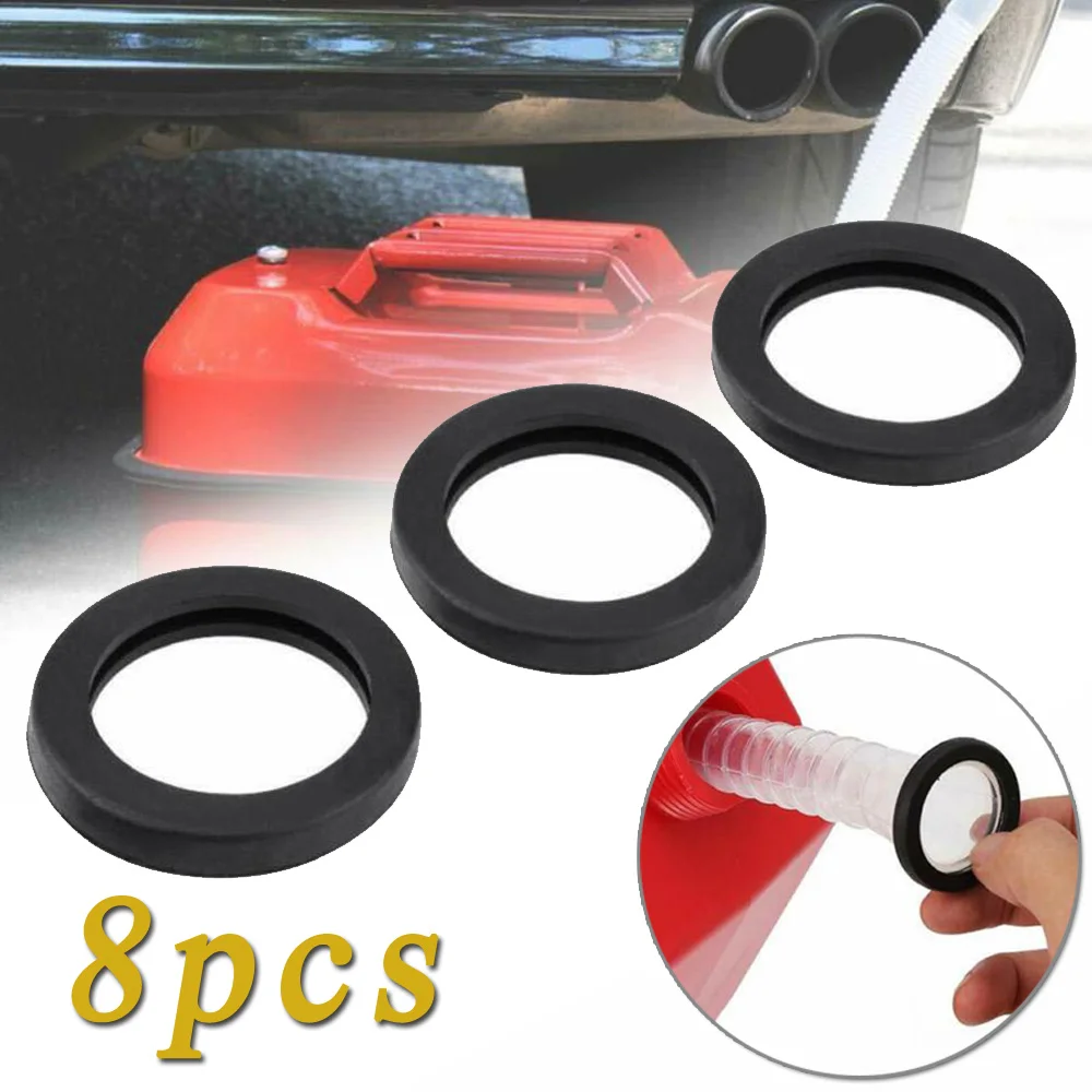 8 шт. резиновая черная прокладка баллончик с носиком для топливного бака набор