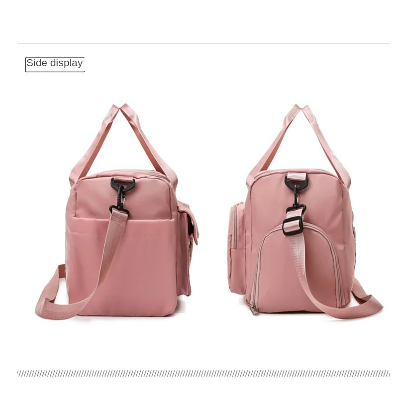 Sports Fitness Bag Women’s Dry Wet Separation Multifunction Yoga Gym Bag Large Capacity Hand Luggage Short Distance Travel Bag