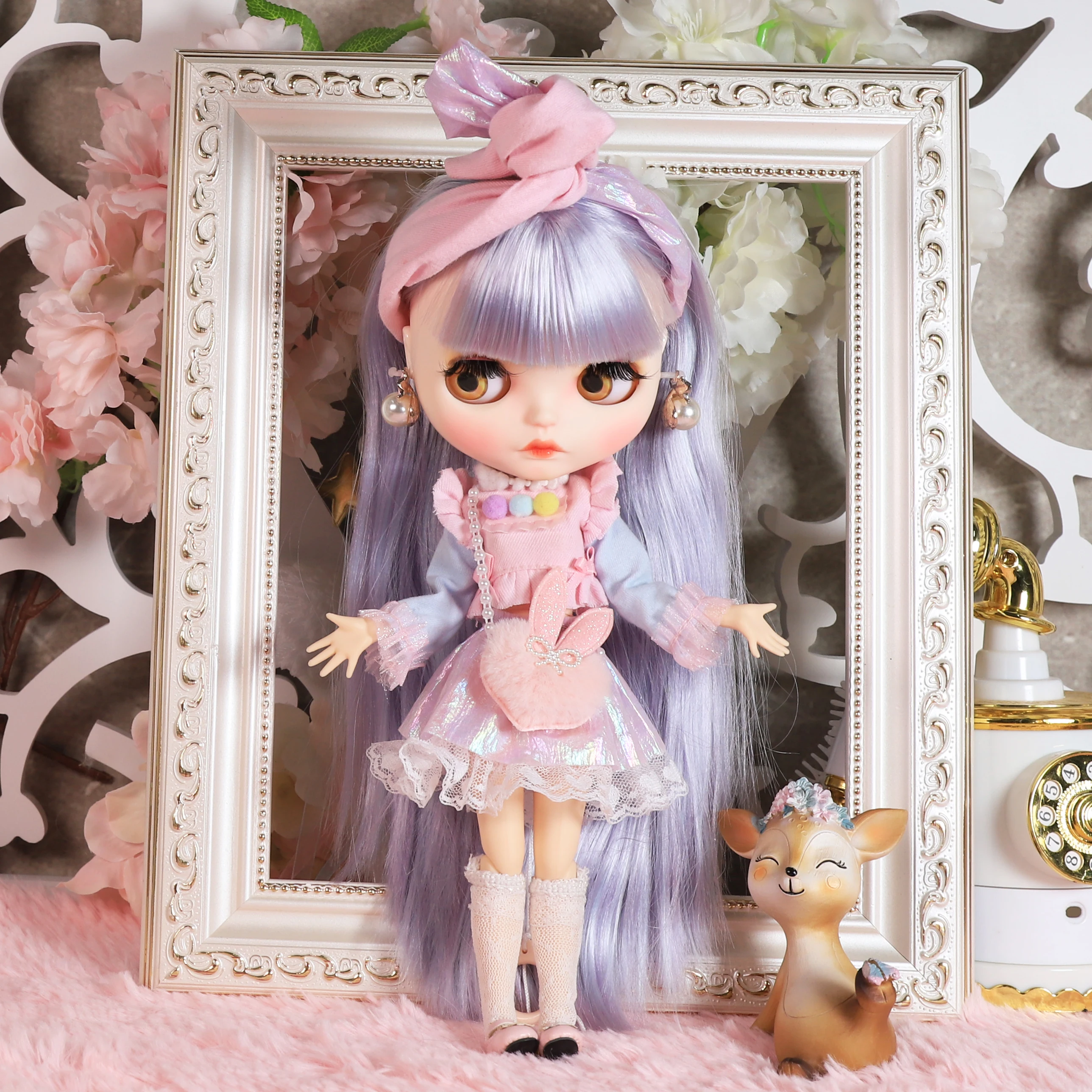 Ледяной DBS Blyth кукольные 1/6 шарнирное тело ручная роспись матовая лицевая сторона