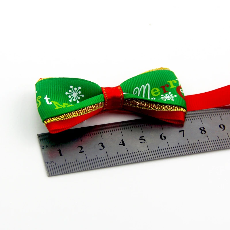 

Cute Christmas Holiday Pet Cat Dog Collar Bow Tie Adjustable Neck Strap Cat Dog Grooming Accessories Pet Products Supplies