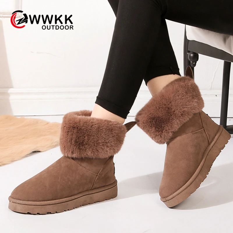 WWKK/женские классические зимние ботинки высокого качества в австралийском стиле