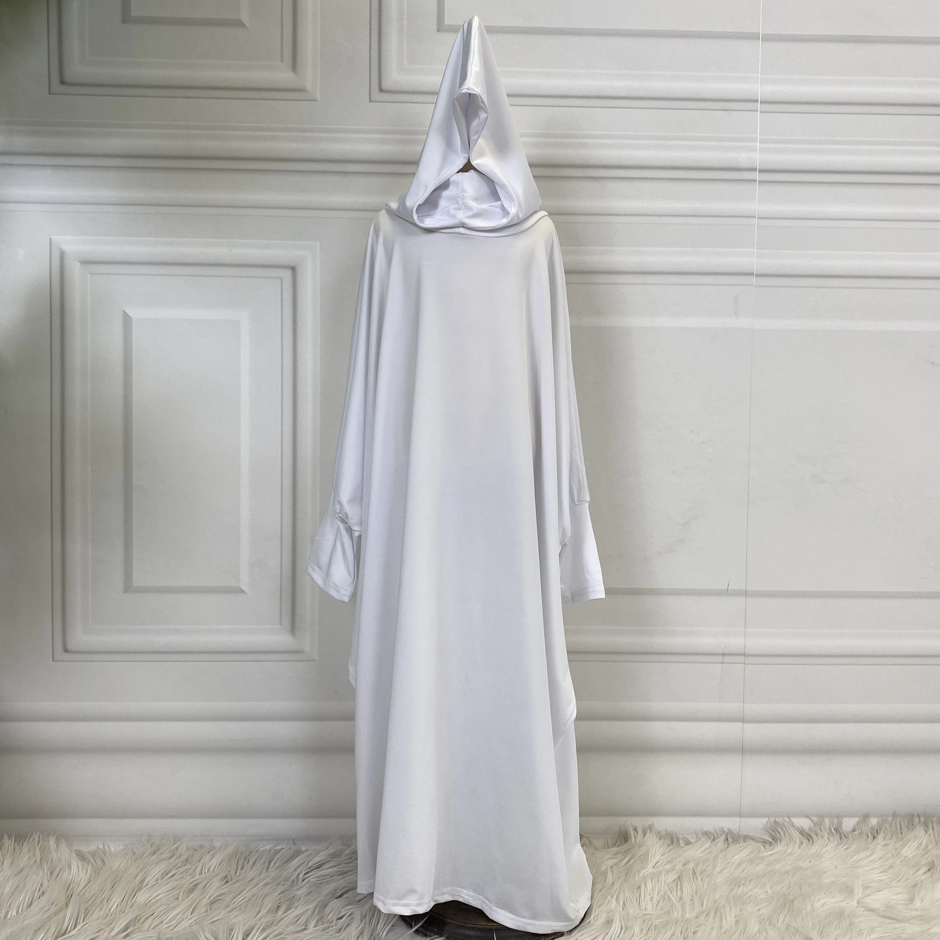 

Abaya Modest Muslim Prayer Garment Dress Little Girls Muslim Kids Children Robe Vetement Hooded Vestido Musulman Ensemble Khimar